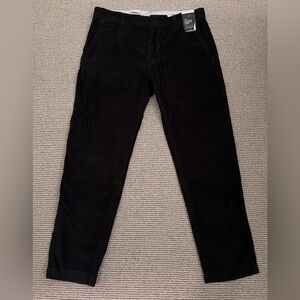 Levi's Black Corduroy Pants XX Chino Standard Taper